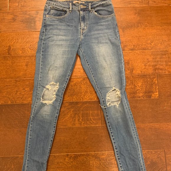 721 HIGH RISE RIPPED SKINNY WOMEN'S JEANS - Picture 5 of 5